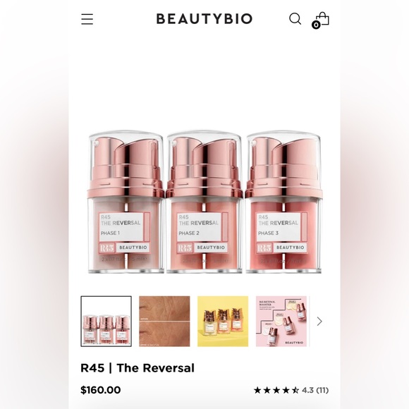 BeautyBio R45 The Reversal Skincare Set New,All Products : American Fashion Style Bags On Sale